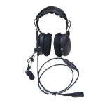 Ausinės DP2000e radijo stotelėms triukšmingai aplinkai